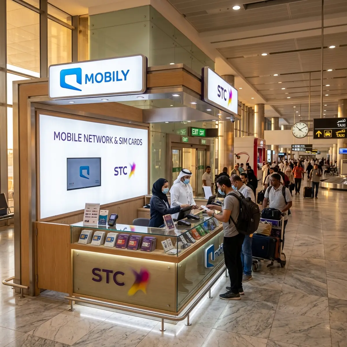 Buying SIM Cards at Jeddah Airport: STC vs Mobily vs Zain