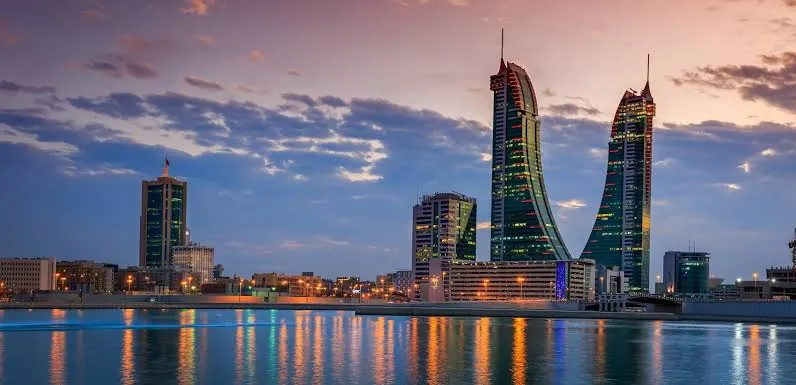 أفق المنامة ومركز البحرين التجاري العالمي