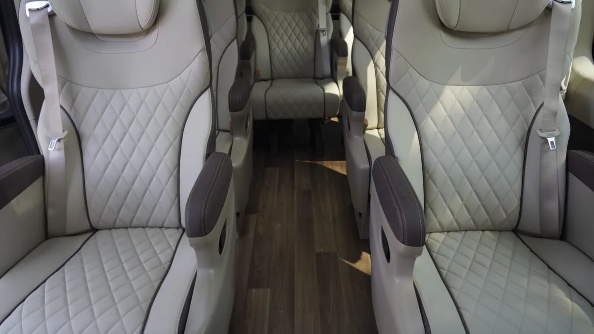 Executive VIP van available through our partner network — view 1