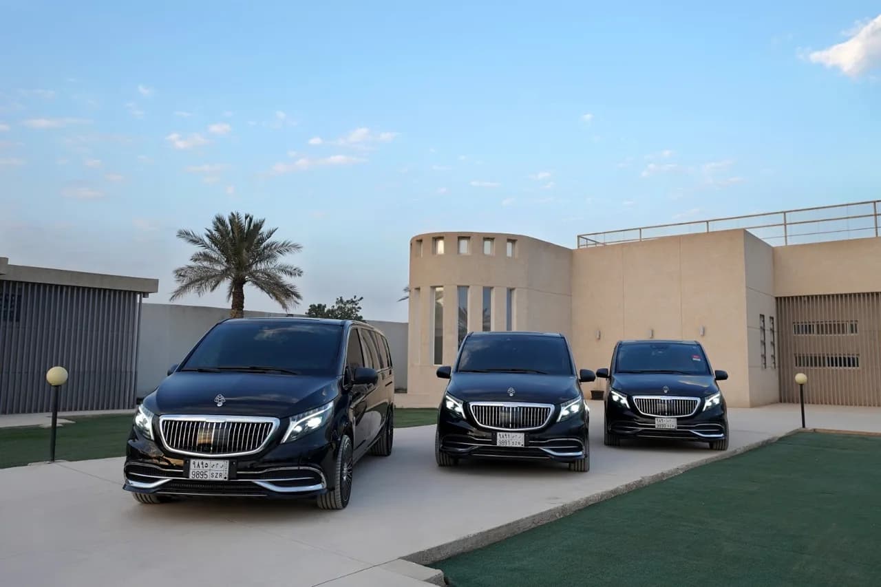 Mercedes V-Class VIP luxury transfer Saudi Arabia