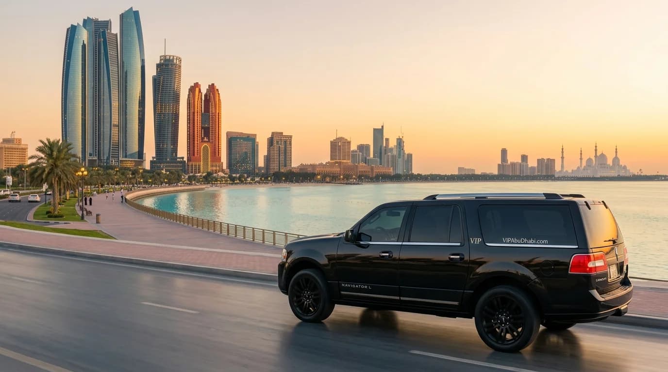 Private taxi from Jeddah to Abu Dhabi, UAE
